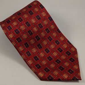 Tesoro Rosso Handmade Silk Men's Tie 60"